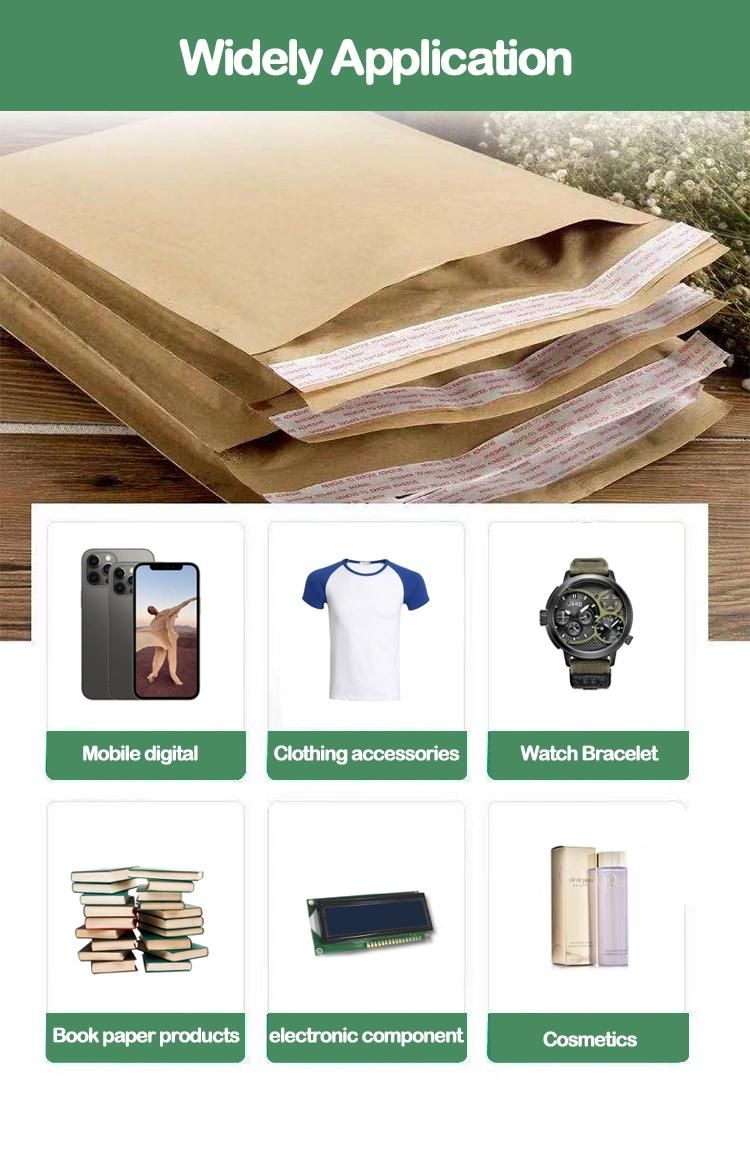 100% Recycled Biodegradable Kraft Paper Cushioning Protected Padded Envelopes Natural Honeycomb Padded Envelopes