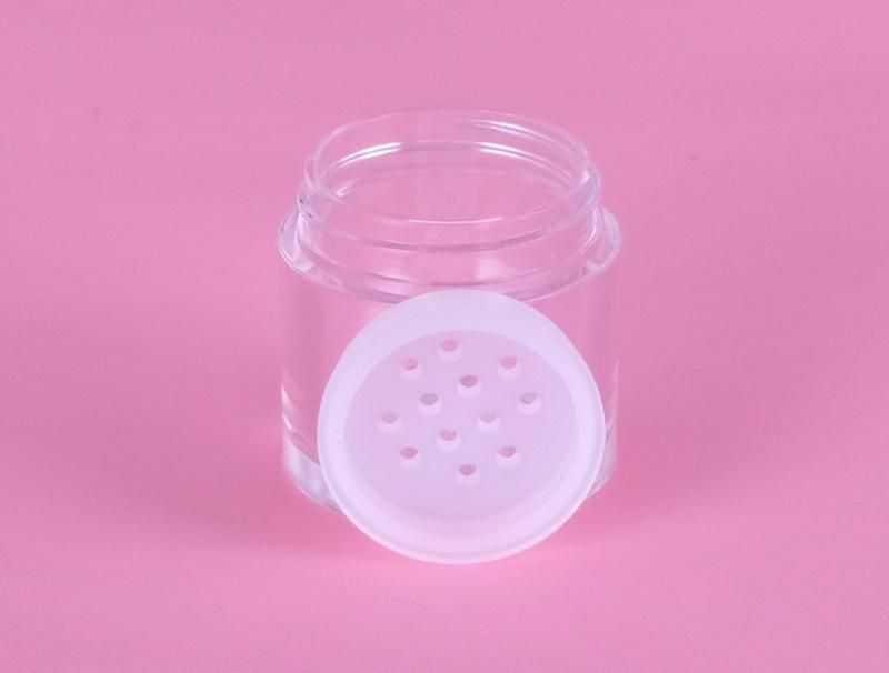 China Supply Empty Plastic Transparent Loose Powder Box for Loose Powder Acrylic Powder