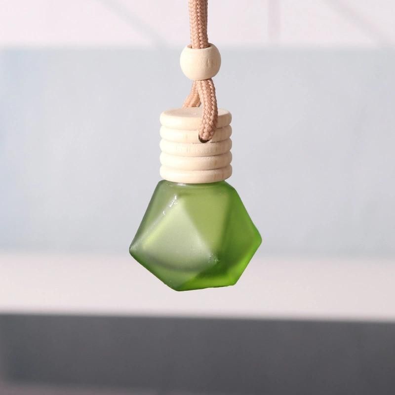 6ml Car Air Freshener Scent Perfume Bottle Ornament Essential Oil Diffuser Fragrance Pendant Hanging Automobiles Ornaments