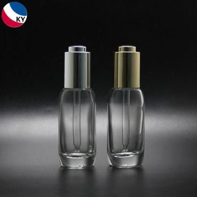 30ml Essential Oil Silver Colored Glass Bottle Container