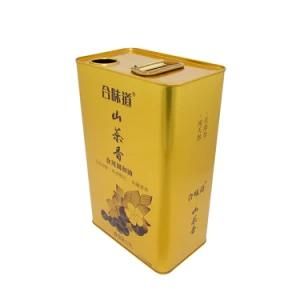 Food Grade Metal Handle Oil Tin Can