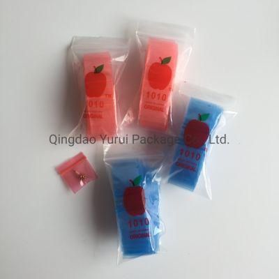 125125 Custom Plastic Apple Mini Zipper Lock Bags Baggies