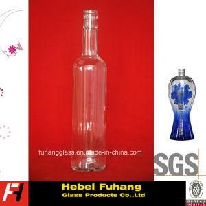 375ml/700ml/750ml Clear Whisky Wine Long Neck Glass Bottle