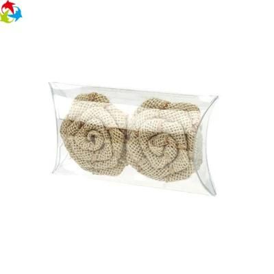 Clear Disposable Acetate Plastic Printed Pillow Box for Gift