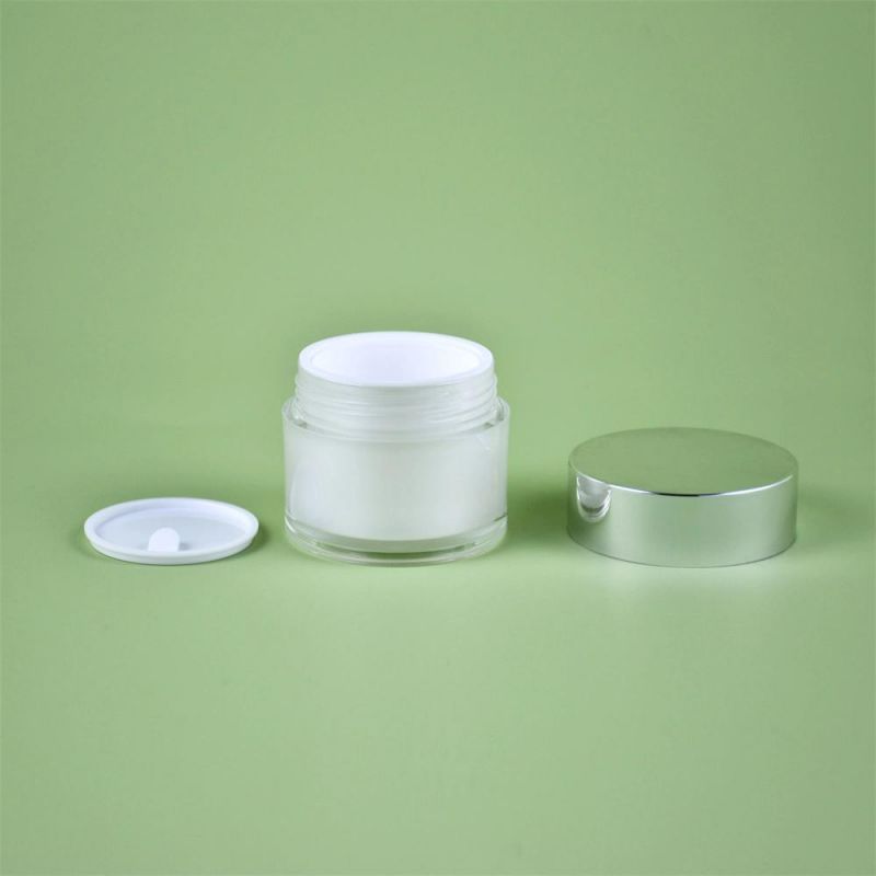 15g 30g 50g Frosted Plastic Acrylic Jar Cosmetic Cream Jar