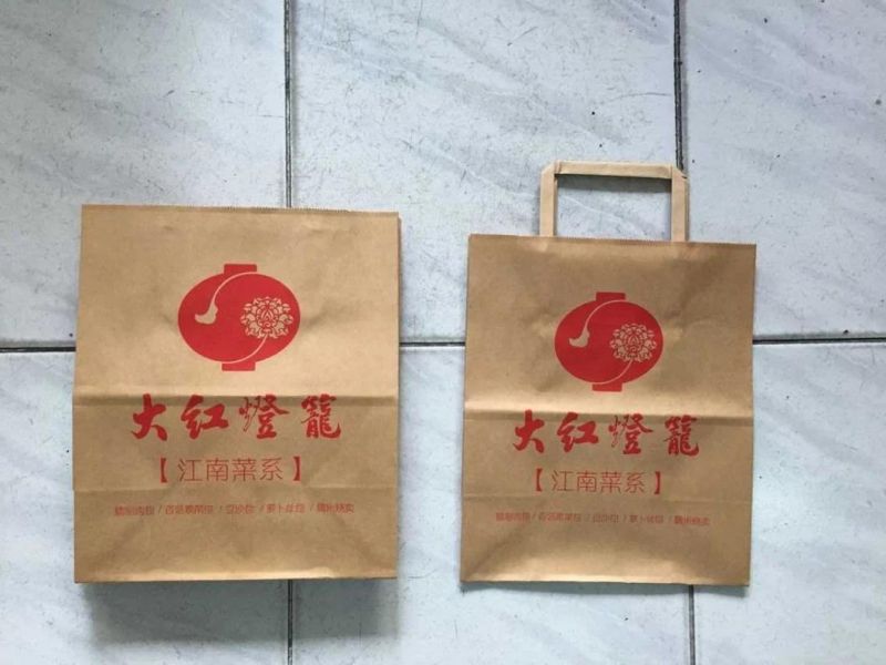 Chinese Factory Supply Takeaway Paper Bag Packaging