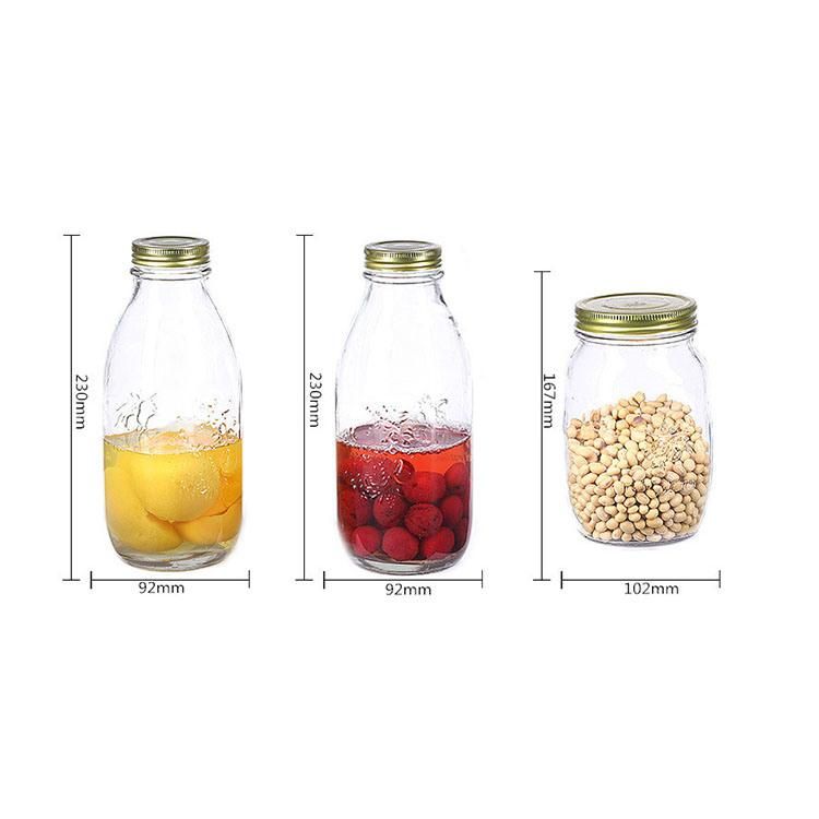 4oz 100ml Mini Cute Glass Mason Jar with Embossed Logo Silver Lid Wholesale