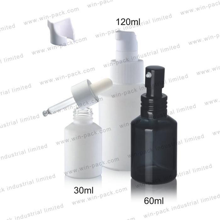 High Fashion New Design Luxury Cosmetic Packaging Bottle 60ml 120ml Glass Lotion Bottle