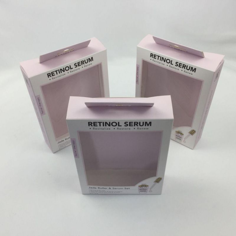 Wholesale China Factory Produce Artpaper Printed Cosmetic Packaging Box for Face Theraphy