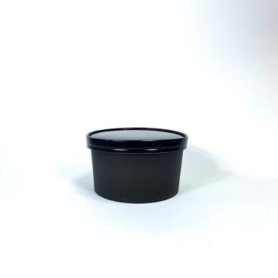 Custom Print Compostable Paper Soup Cups Salad Bowl with Lid