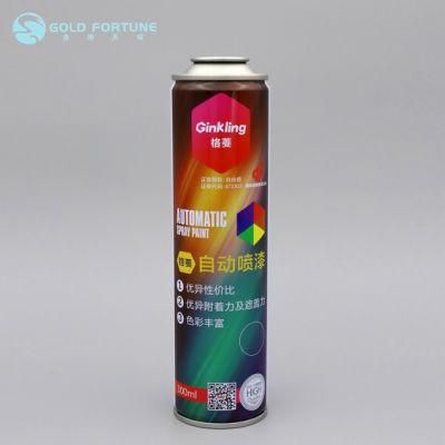 Wholesale Printed Tinplate Empty Snow Spray Can