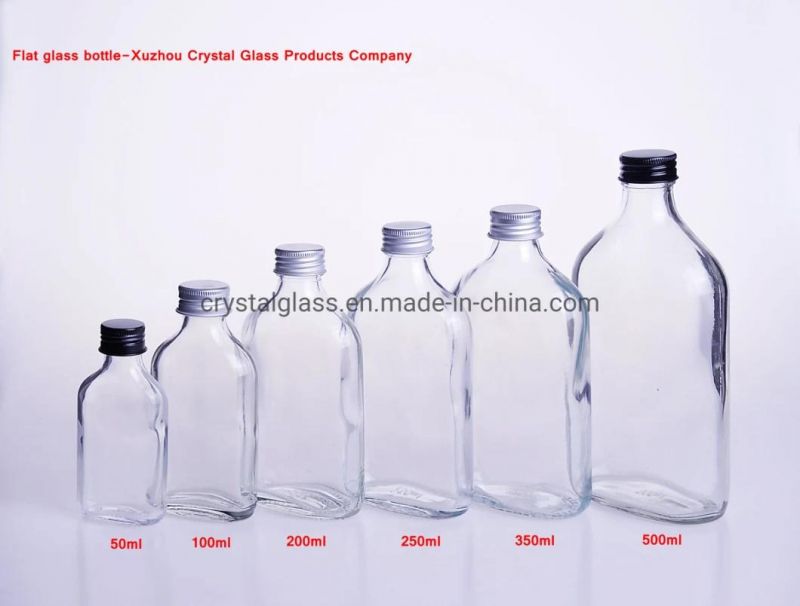 350ml 500ml Transparent Cold Brew Coffee Milk Glass Bottle with Metal Lid