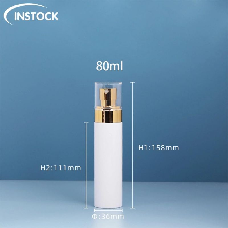 Custom Pet Plastic Cosmetics Fine Mixt Spray Bottle for Make up 60ml 80ml 100ml Personal Care Perfume Products Packaging