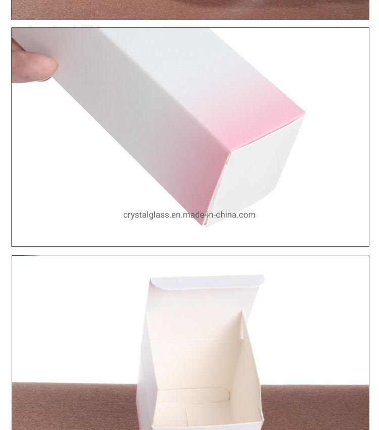 Pink Color Cosmetic Bottle with Box Packing