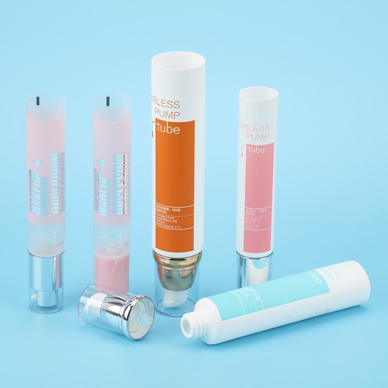 Airless Pump Cosmetic Tube for Cream or Foundation