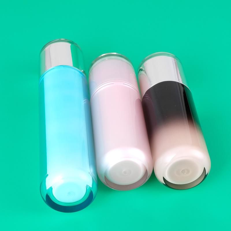 Popular Unique 60ml 100ml Luxury Square White Cosmetic Acrylic Lotion Pump Bottle for Packaging