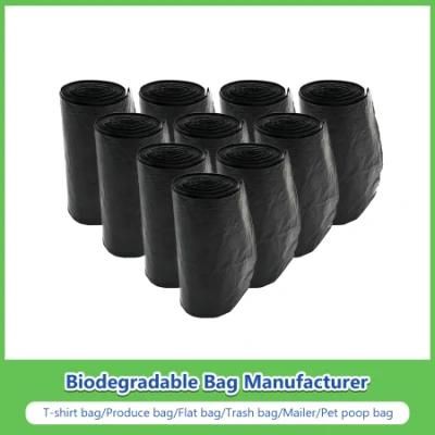 Biodegradable Bags Compostable Trash Waste Bags Manufacturer with FDA, Brc, BSCI, CE, Grs, Bpi, Seeding
