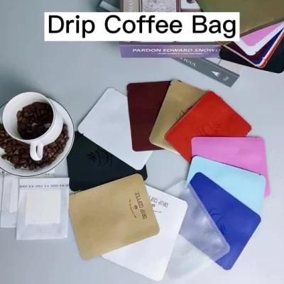 Aluminum Foil Stable Three Side Sealing Pouch Drip Coffee Bag of Custom Printed Design