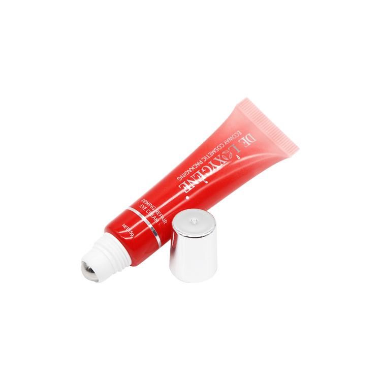 Metal Roller Ball Massage 15ml Squeeze Eye Cream Tube Packaging