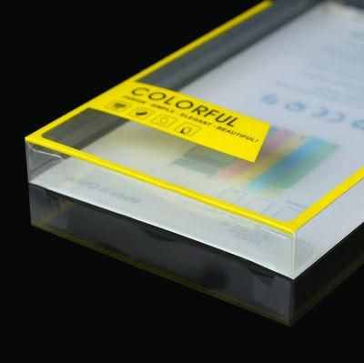 Custom Transparent Plastic Print Mobile Phone Packaging Box