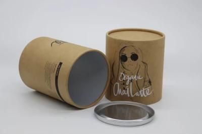 Cardboard Spice Protein Tea Powder Packaging Paper Tube