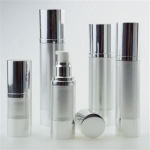 15ml 30ml 50ml 80ml 100ml Matte Silver Airless Bottles with Pump