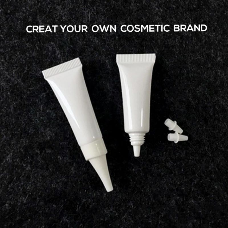 Empty 50ml 80ml 100ml White Black Sun Care Cream Cosmetic Plastic Soft Tube with Flip Top Cap