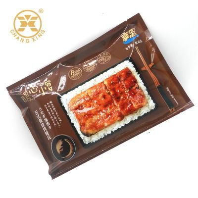 Custom Printed 3 Side Seal Flat Plastic Dried Meat Biltong Food Packaging Bag Beef Jerky Bag