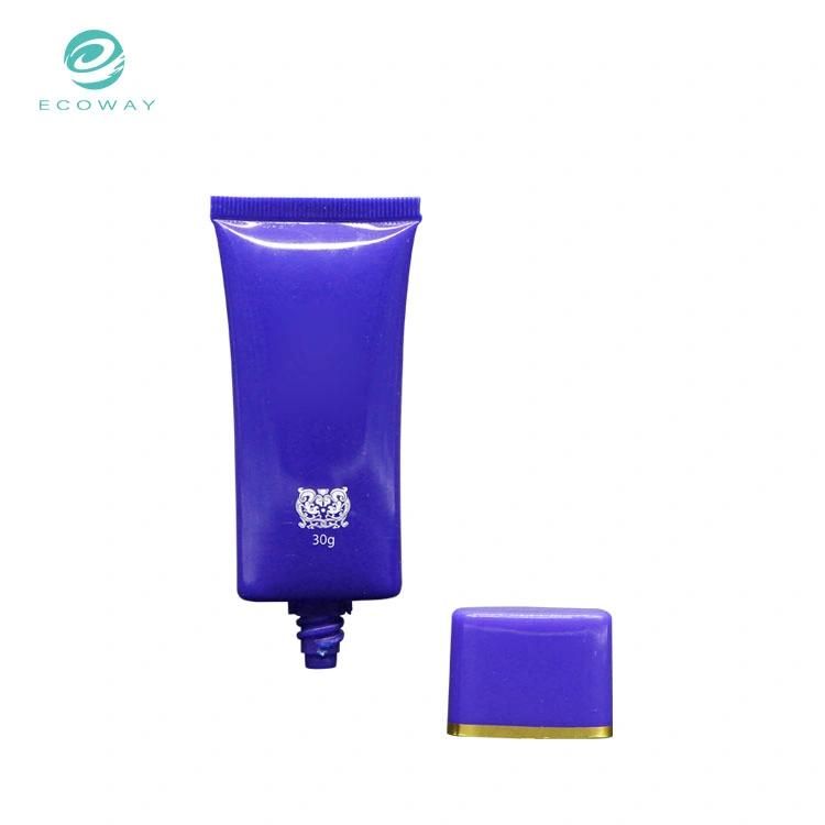 Manufacturers Selling 30g Blue Flat Cover Custom Logo High Quality Wholesale Cream Tube