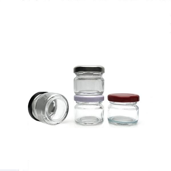 Small 25ml 28g Honey Glass Jam Jars for Wedding Favor