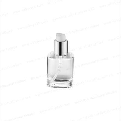 Hot Selling Glass Lotion Pump Bottles Wholesale Cosmetic Empty