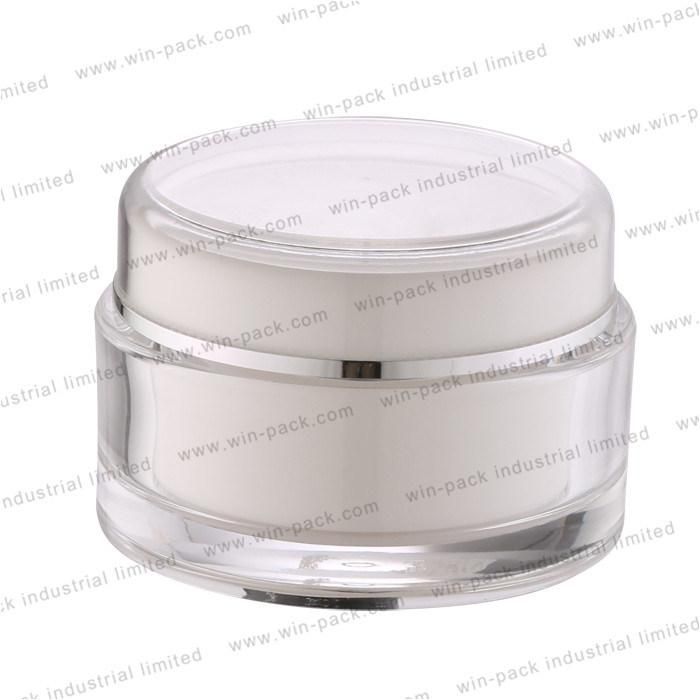 5g 8g 15g 30g 50g White Acrylic Cosmetic Lotion Jar for Cream