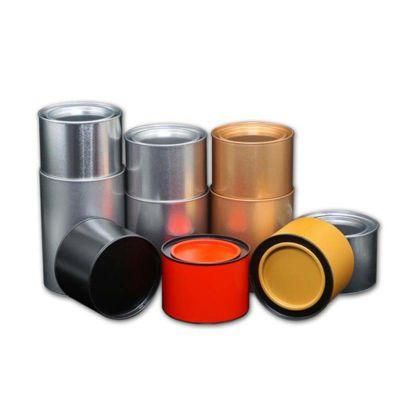 Chinese Manufacturers ODM OEM Small Tin Can Tin Iron Box Printed Metal Boxes Cans Round Candy Tea Tin Canister