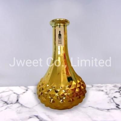 Empty Electroplate Color Bottle 750ml Alcohol Vodka Bottle