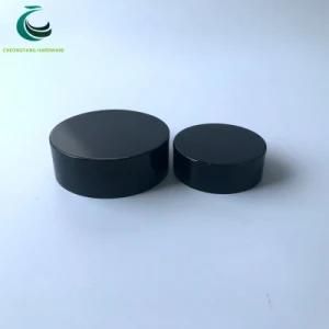 Best Selling 51mm 58mm Black Aluminum Jar Caps for Face Cream Body Care Cosmetics