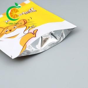 Color Printed Custom Stand up 8 Side Seal Plastic Pouch with Zipper for Food Packaging