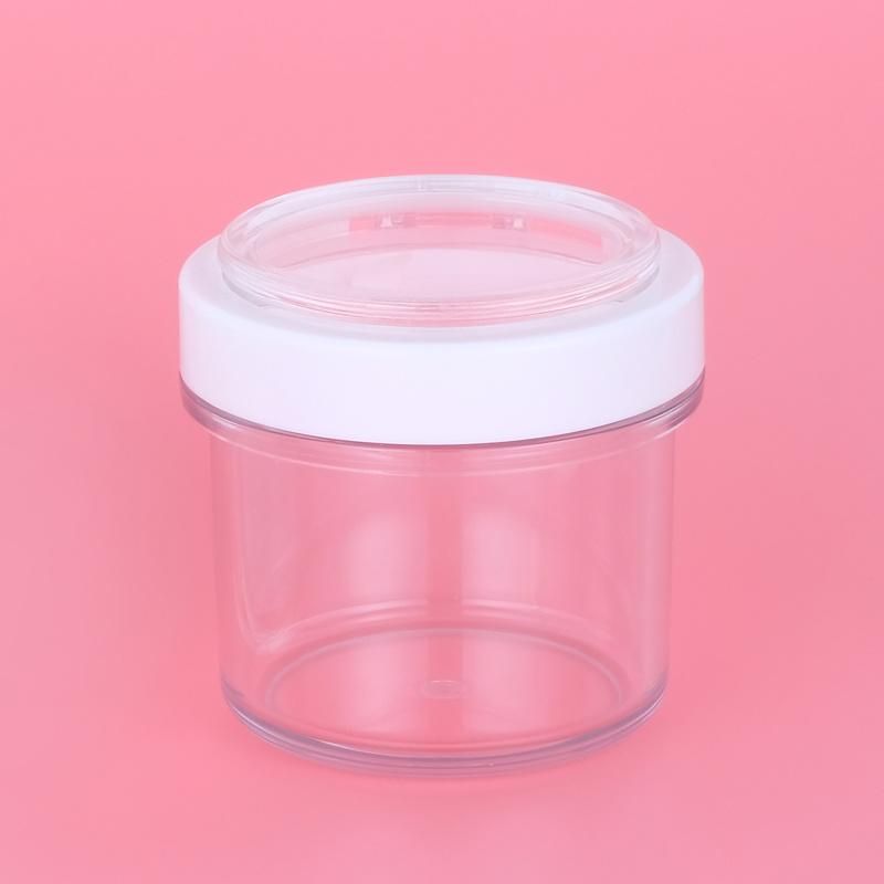 50ml 80ml Popolar-Unique Empty Plastic Transparent Cream Jar