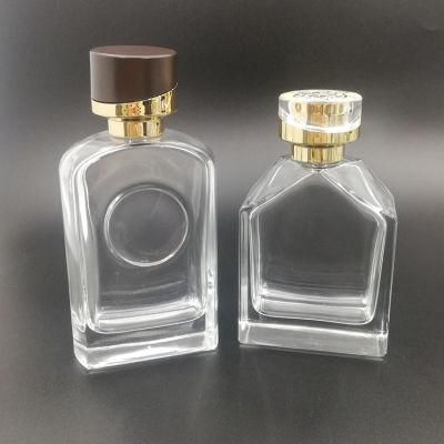 Cosmetic Packaging Transparent/ Custom Logo Printing 30ml, 50ml, 60ml, 65ml, 75ml, 80ml, 100ml Glass Perfume Bottle