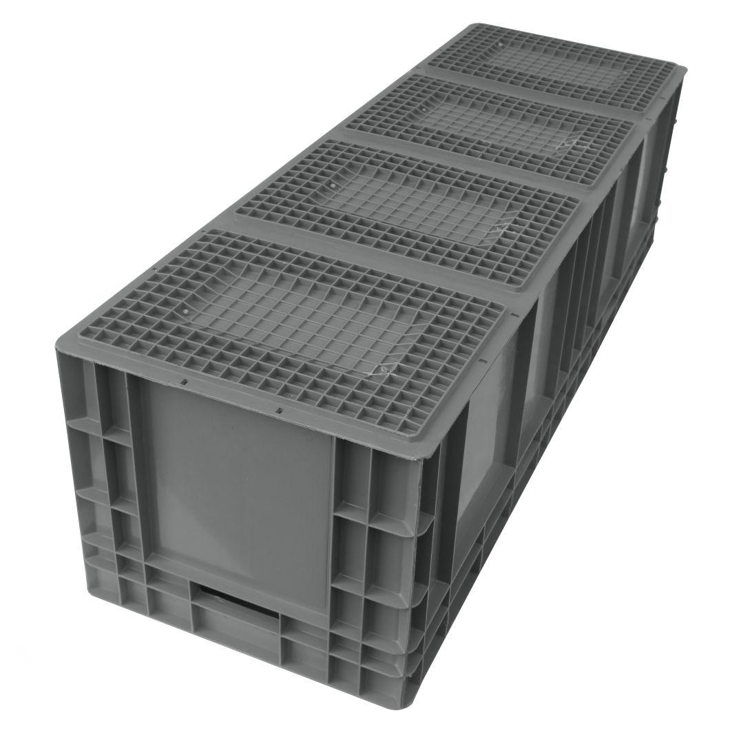 EU41233 EU Standard Plastic Turnover Box/Crate Industrial Plastic Turnover Logistics Box for Storage