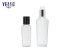 Fancy Square Plastic Bottles with Pump Cap Pet Cosmetic Bottle