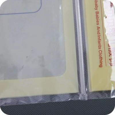 Promotional PE Plastic Slide Zip Packaging Bag