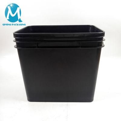 Rectangular Plastic Pail Custom Water Cleaning Washing Square Plastic Bucket Manufacturer with Lids