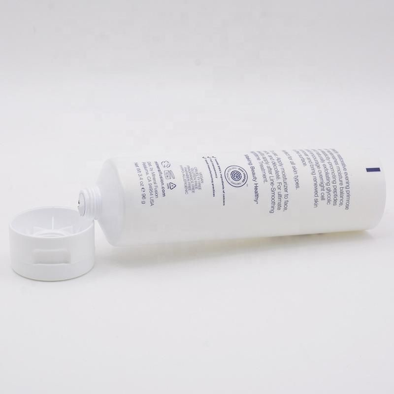 Cosmetics Packaging Tube Round PE Plastic Custom Color Round Shaped