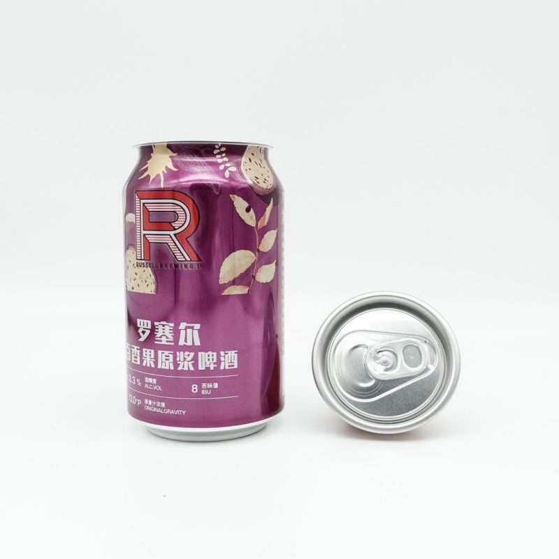 Standard 330ml Aluminum Cans for Passion Fruit Flavored Beer