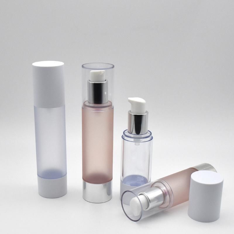 30ml, 50ml Plastic Cosmetics Airless Bottle for Lotion Toner Packaging