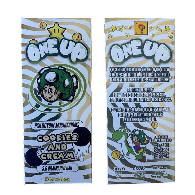One up Raspberry Dark Chocolate Bars Packaging Box