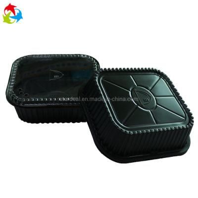 Customized Takeaway Plastic Food Box Packaging with Lid