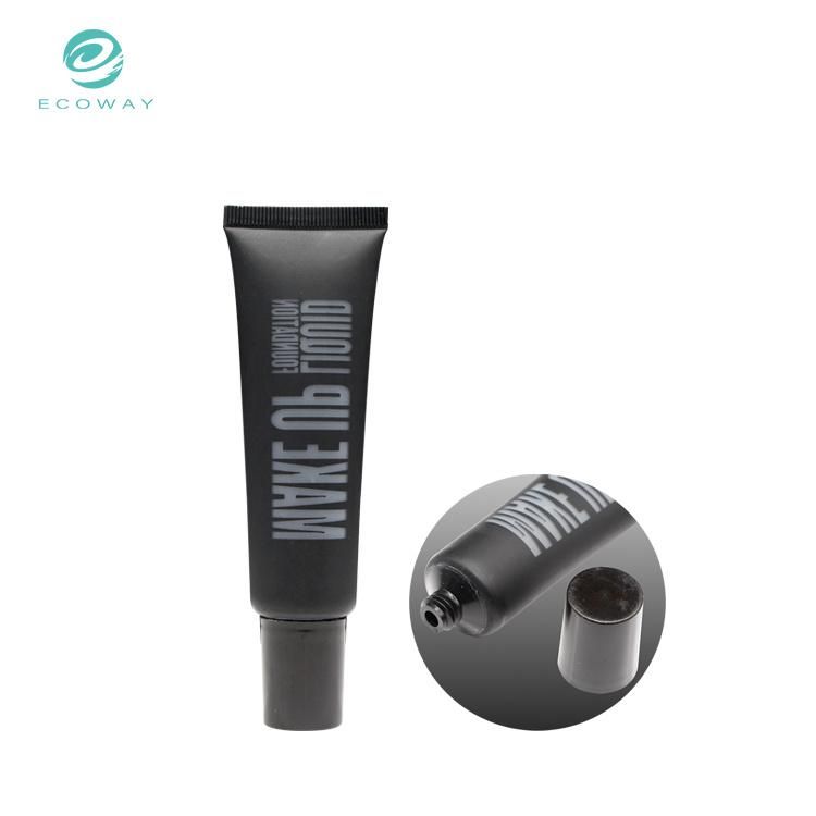 Cosmetic Black Plastic Squeeze Tubes Packaging for Makeup