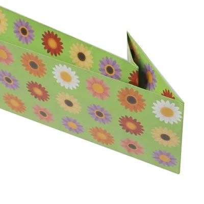 Promotional Fancy Green Colored Cute Corrugated Paper Gift Bags