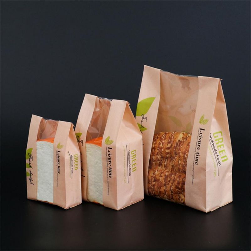 Auto Machine Make Paper Bread Bag - Bakery Packaging Paper Bag